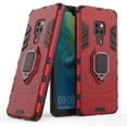 thumbnail image 1 of Funda Rígida Compatible con Huawei Mate 20 Rojo con Anillo Metálico y Soporte Antichoque Doble Capa, 1 of 5