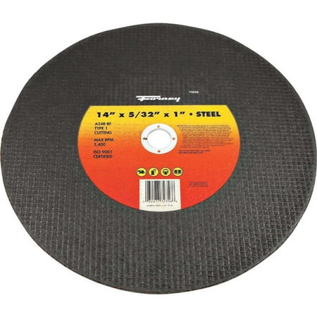 

Forney Type 1 14 In. x 5/32 In. x 1 In. Steel Cut-Off Wheel