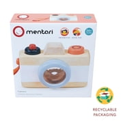 Mentari Camera Wooden Play Toy with Kaleidoscope Lens for Kids Age 2+