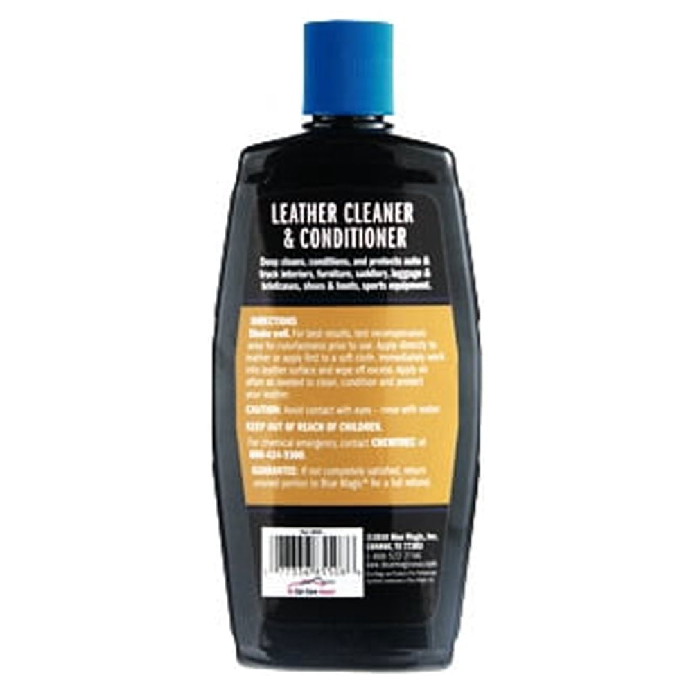 Blue Magic 855-06 Leather Cleaner and Conditioner, 8-oz. - Quantity 1