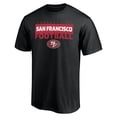 thumbnail image 2 of Men's Black San Francisco 49ers Gain Ground T-Shirt, 2 of 3