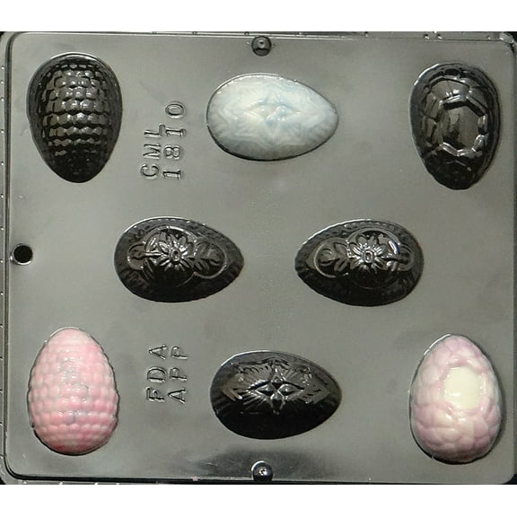 1810 Fancy Egg Assembly Chocolate Candy Mold