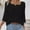 Black, variant on kakina CMSX Womens V-Neck Long Sleeve T-Shirts,Solid Color Casual Basic Tops Summer 2024 Tees Blouses Loose Fit Pullover 2024 Women's Clothes Tops
