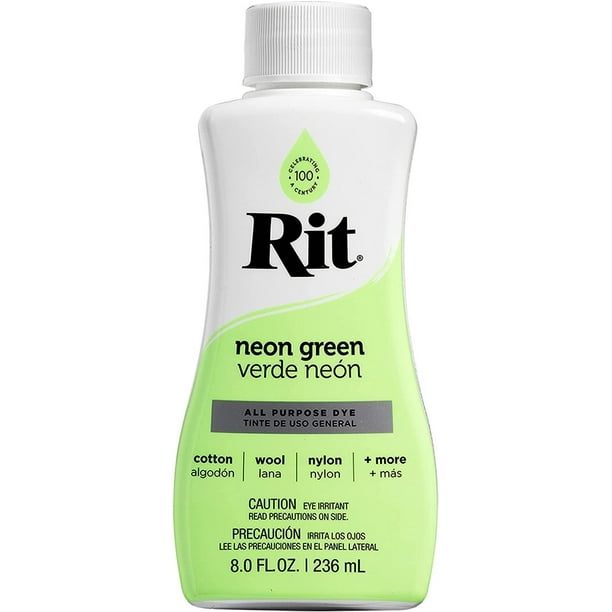 Rit Pintura textil líquida, Verde Neon 8oz