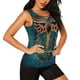 thumbnail image 2 of Fotbe Owl In Blue Blusas Sin Mangas para Mujer – Estilo Casual, Corte Suelto, Slim-Fit, Cuello Redondo Deportivo, Tops de Verano para Gimnasio y Yoga-XX-Large, 2 of 7