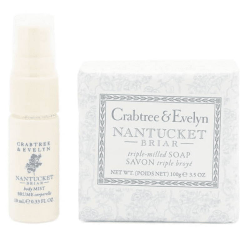 Crabtree & Evelyn Nantucket Briar .33 oz BODY MIST & 3.5 oz BAR