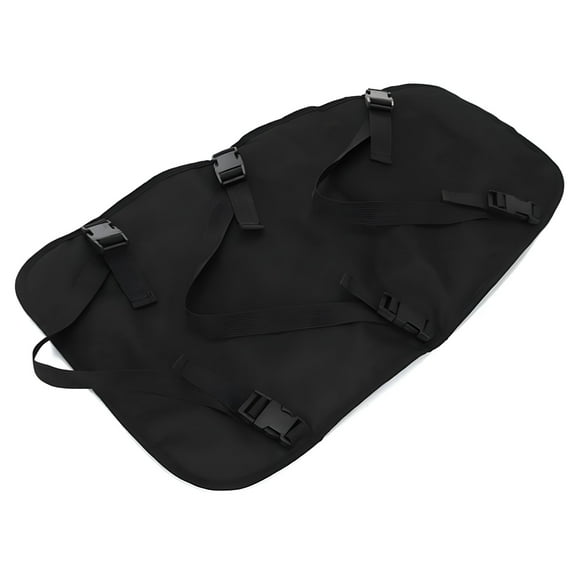MELIVO Universal ATV Seat Cover Protector Cushion Pad Soft-molded Foam Waterproof Black