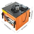 thumbnail image 2 of Rb-25 Electric Rebar Bending Bender Desktop Steel Bending Machine 110V, 2 of 15