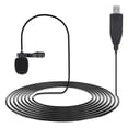 thumbnail image 1 of Fyydes Microphone à Revers, Microphone à Clip USB pour Enregistrement Informatique Microphone Portable Mini Conférence, 1 of 10