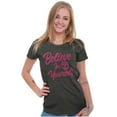 thumbnail image 3 of Cute Inspirational Motivation Alien Womens Fitted Plus Size Graphic Tee Brisco Brands 2X, 3 of 5