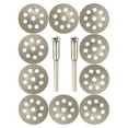 thumbnail image 2 of Agiferg 10PCS Diamond Cutting Wheel Saw Blades Cut Off Discs Set Rotary Tool Replacement, 2 of 9