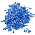 thumbnail image 1 of Insulated Cord End Terminals, 1000Pcs Copper Lightweight Insulated Ferrule Pin Crimp  For 0.75mm² Cable For Electrical Projects E7508 Blue, 1 of 8