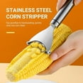 thumbnail image 2 of Cobb Gobbler Corn Shucker, 2025 Update Cobb Gobbler Corn Peeler, Effortless Corn Stripper, Durable Corn Peeler Cob Stripper Tool, Stainless Steel 2-in-1 Corn & Stripper (5, New Sliver), 2 of 8