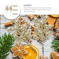 thumbnail image 7 of LOLIPPYY 20pcs Christmas Glitter Berry Stems Artificial Picks for Holiday Tree Decorations and Festive Crafting, 7 of 7