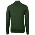 thumbnail image 3 of Men's Cutter & Buck Green Green Bay Packers Throwback Logo Virtue Eco Pique Recycled Quarter-Zip Pullover Top, 3 of 3