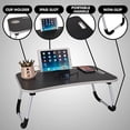 thumbnail image 6 of MavoCraft / Folding Lap Desk for Bed and Sofa / Dark Grey, 6 of 7