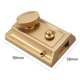 thumbnail image 4 of 2X Zinc Cylinder Deadbolt Latch Lock for Night Gate Door Entrance,Gold Finish, 4 of 5