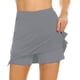 thumbnail image 4 of ICHUANYI ClearanceWomen's Active Performance Skort Lightweight Skirt for Running Tennis Sport(Gray, S) ICHUANYI WER20232080506595, 4 of 6