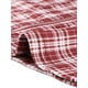 thumbnail image 5 of Vestido sin mangas de mujer con tirantes de cuadros y cremallera frontal XS rojo y blanco, 5 of 6