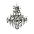 thumbnail image 2 of 9724 Athena Collection Chandelier D:44in H:47in Lt:24 Dark Bronze Finish (Elegant Cut Crystals), 2 of 2