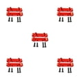 thumbnail image 1 of maskred Metal Front Rear Gear Box Mount For 1/18 Hobbico Dromida Speed With Durable Metal Front Rear Gear Box Mount For 1/18 red 5Set, 1 of 6
