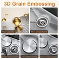 thumbnail image 5 of Drop In Kitchen Sink 33 Inch Single Bowl, Top Mount Stainless Steel Kitchen Sink, Deep Rust Resistant Kitchen Sink with Noise Reduction, 5 of 9
