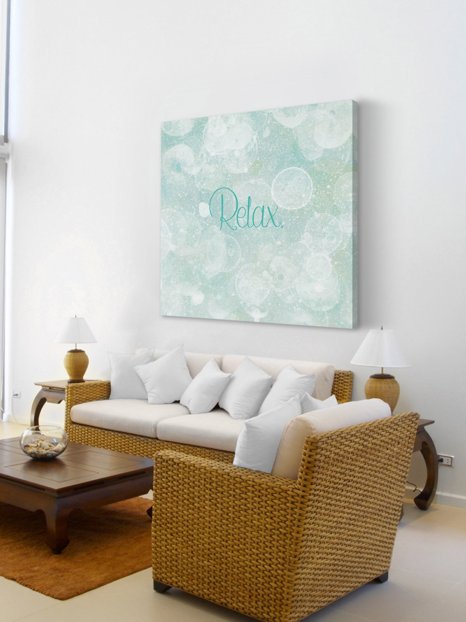 "Bubble Bath I" Painting Print on Wrapped Canvas