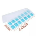 thumbnail image 3 of RKZDSR Stackable Ice Cube Tray with Lid: 14 Ice Cubes Capacity and Flexible Stacking Design., 3 of 4