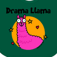 thumbnail image 4 of Inktastic Drama Llama Boys or Girls Baby Bib, 4 of 4