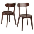 thumbnail image 1 of Ensemble de 2 chaises Pauline Winsome finition Noyer, 1 of 7