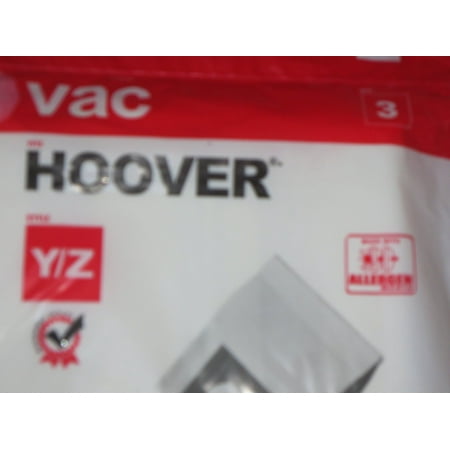 - Vacuum Style Y/z Bags 3 Qty. 304573001The Hoover Y & Z pack has 3 bags that help you capture dust, dirt and debris. Designed to fit your.., By Hoover