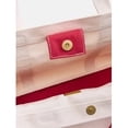 thumbnail image 4 of Free Assembly Women's Canvas Tote Handbag with Tote Charm, Natural with Red, 4 of 6