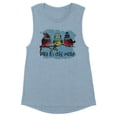 thumbnail image 1 of Birds It's Cold Outside Women's Muscle Tank 2X-Large Stonewash Denim, 1 of 5