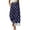 03# Dark Blue, variant on Wide Leg Pants for Women Polka Dot with Pockets Elastic Waist Lace Hem Palazzo Trousers Flowy Boho Chic Casual Summer Office Work Stretchy Cotton S-3XL