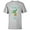 Athletic Heather, variant on Yoda Best Tía Yoda Chibi Portrait Día de la Madre - Short Sleeve T-Shirt for Kids - Customized-Royal