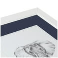 thumbnail image 3 of ArtToFrames Collage Photo Picture Frame with 2 - 4x6" Openings, Framed in White with Deep Blue and Black Mats (CDM-3966-2141), 3 of 8