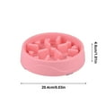 thumbnail image 3 of Slow Feeder Dog Bowls - Anti-Slip Slow Eating Dog Bowl - Anti-Choking Puzzle Feeder Dog Bowl - Maze Dog Food Bowl for All Breeds Pets - Dogs & Cats Anti-Choking Food Bowls - Bloat Stop Maze Dishes, 3 of 6