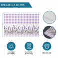 thumbnail image 6 of Purple Lavenders Placemats Set of 8, Spring Floral Plaid Farmhouse Elegant Placemats for Dining Table, Place Mats for Kitchen Tabletop, Waterproof Wipeable Dining Table Mats Set, 6 of 9