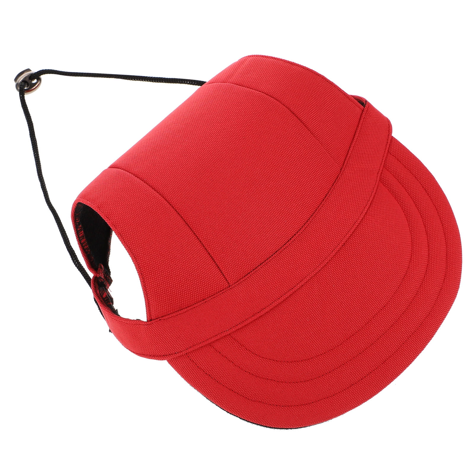 HEATSHAKING Pet Baseball Hat Sun Protection Red S for Dogs Outdoor Sports Summer Visor