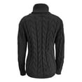 thumbnail image 4 of Aocisk Chandail à Col Roulé à Manches Longues Uni pour Femmes, Chandail pour Tenue Décontractée et Chaude, Noir m, 4 of 6
