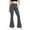 *Gray, variant on ClodeEU Women's High Waisted Stretch Flare Yoga Pants with Pockets,Casual Wide Leg Athletic Fitness Trousers Black,Women's Plus L