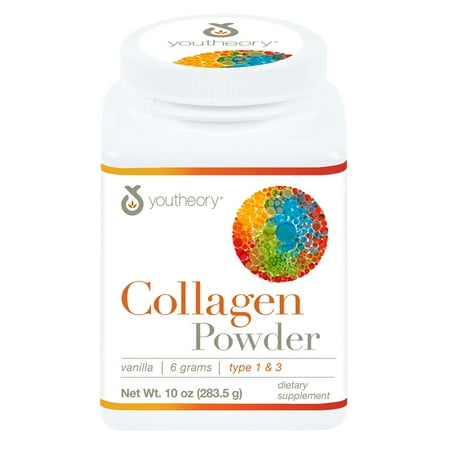 Biotin Powder - Youtheory Collagen Powder with Biotin and Vitamin C, 10 oz