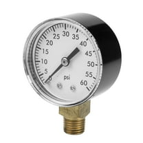WRITWAA Pressure Gauge for Pool with Npt Threaded Connection and Rotating Baffle Protective Sleeve