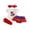 Red, variant on Loicainy Infant Baby Girl 4th of July Clothes Set 3 6 9 12 18 Months Letter Bow Print Short Sleeves Romper and Layered Ruffles Shorts Cute Headband Socks 5Pcs Outfits