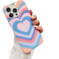 thumbnail image 6 of for iPhone Case,Cute Rainbow Love Heart Camera Lens Protection Soft Shockproof Phone Case (Purple,iPhone 12 Pro Max), 6 of 6