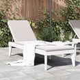 thumbnail image 1 of vidaXL Chaise Longue Blanche 186x60x29 cm PP, 1 of 5