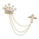 thumbnail image 3 of Broche Corona Jinwen para Hombre Cadenas Colgantes Dorado, 3 of 8