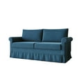 thumbnail image 4 of Home Design Devon Rolled Arm 3-Seater Sofa with Skirted Base and Rectangular Cushion Back, Traditional Upholstered Living Room Seating, 4 of 5