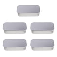 thumbnail image 1 of Contenedor de hojalata BLESIY 5 piezas tapa deslizante cajas de hojalata caja pequeña de almacenamiento para pastillas Estuche cosmético de hierro push pull, 1 of 8