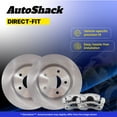 thumbnail image 5 of AutoShack Front Brake Rotors Calipers | Replacement for 2002-2007 Jeep Liberty 2.4L 2.8L 3.7L V6 4WD RWD | 4-PC Brake Kit, 5 of 6